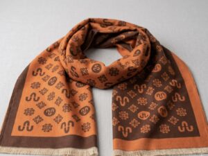 AUTHENTIC MONOGRAM SCARF