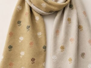 REVERSIBLE FLORAL SCARF