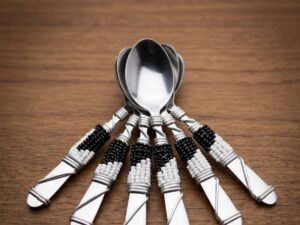 BEADED TEASPOON