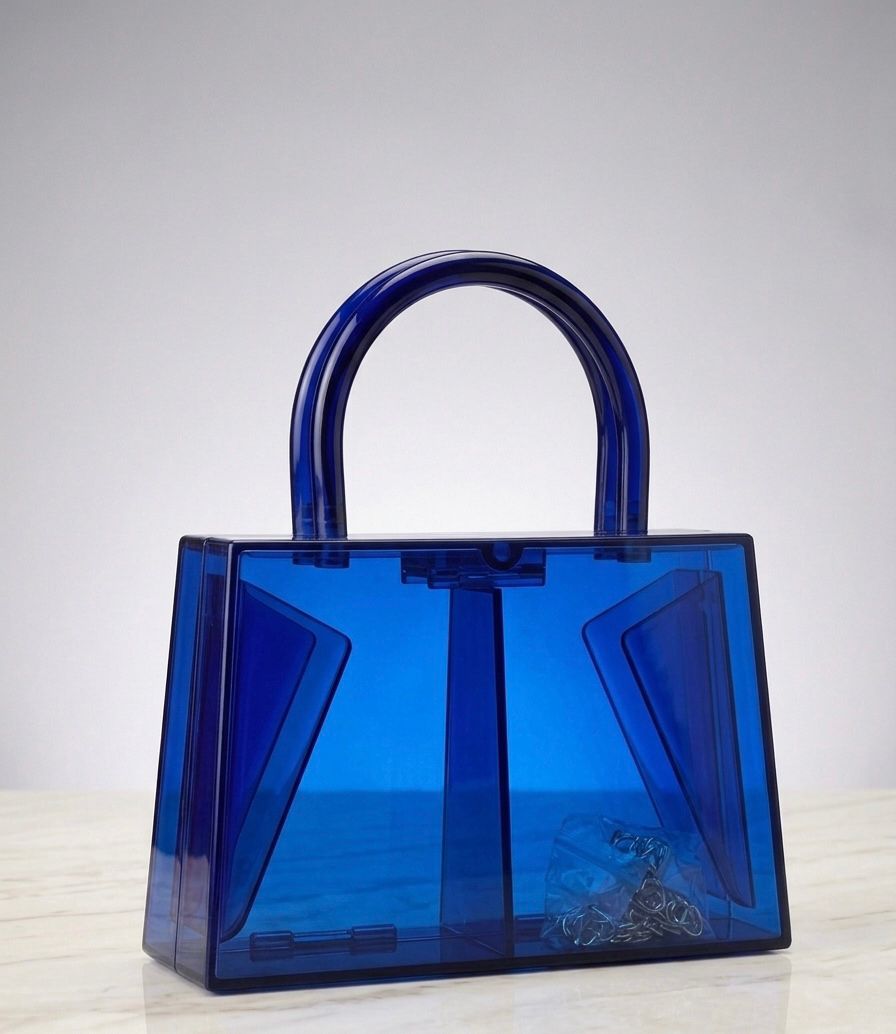 Acrylic Cuboid Box Clutch Bag's - Image 3