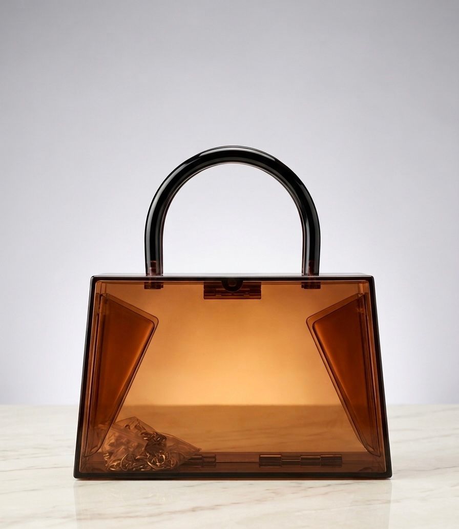 Acrylic Cuboid Box Clutch Bag's - Image 2