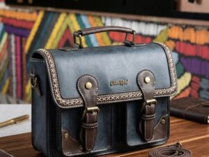 Cotton road Vintage Satchel Briefcase Bag
