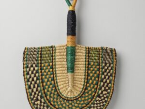VIBRANT HANDWOVEN AFRICAN FAN